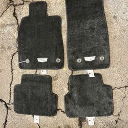 2021 Ct4 Floor Mats 4pcs Cadillac Crest Logo Gray 