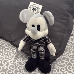 Jack  Skellington Mickey Mouse Nightmare before Christmas plush Disney Parks .