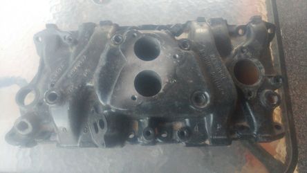 Chevy 350 two barrel intake manifold. I