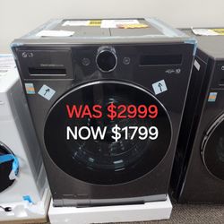 Ventless Washer/Dryer Combo LG All In One 5.0 Cu. Ft. Mega Capacity With Inverter