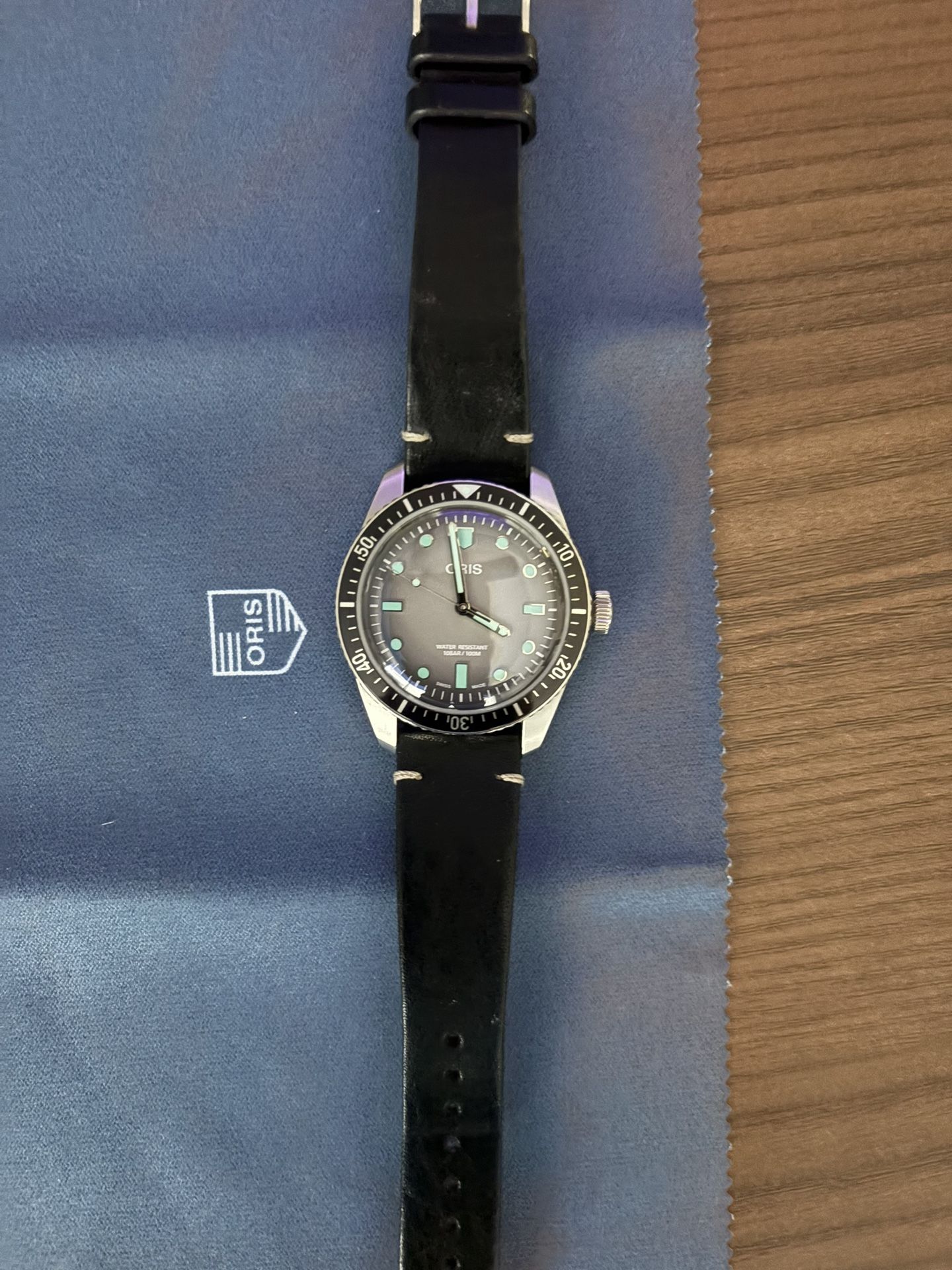 Oris Divers Sixty Five 65 40mm Grey (contact info removed) 4053 Strap Automatic