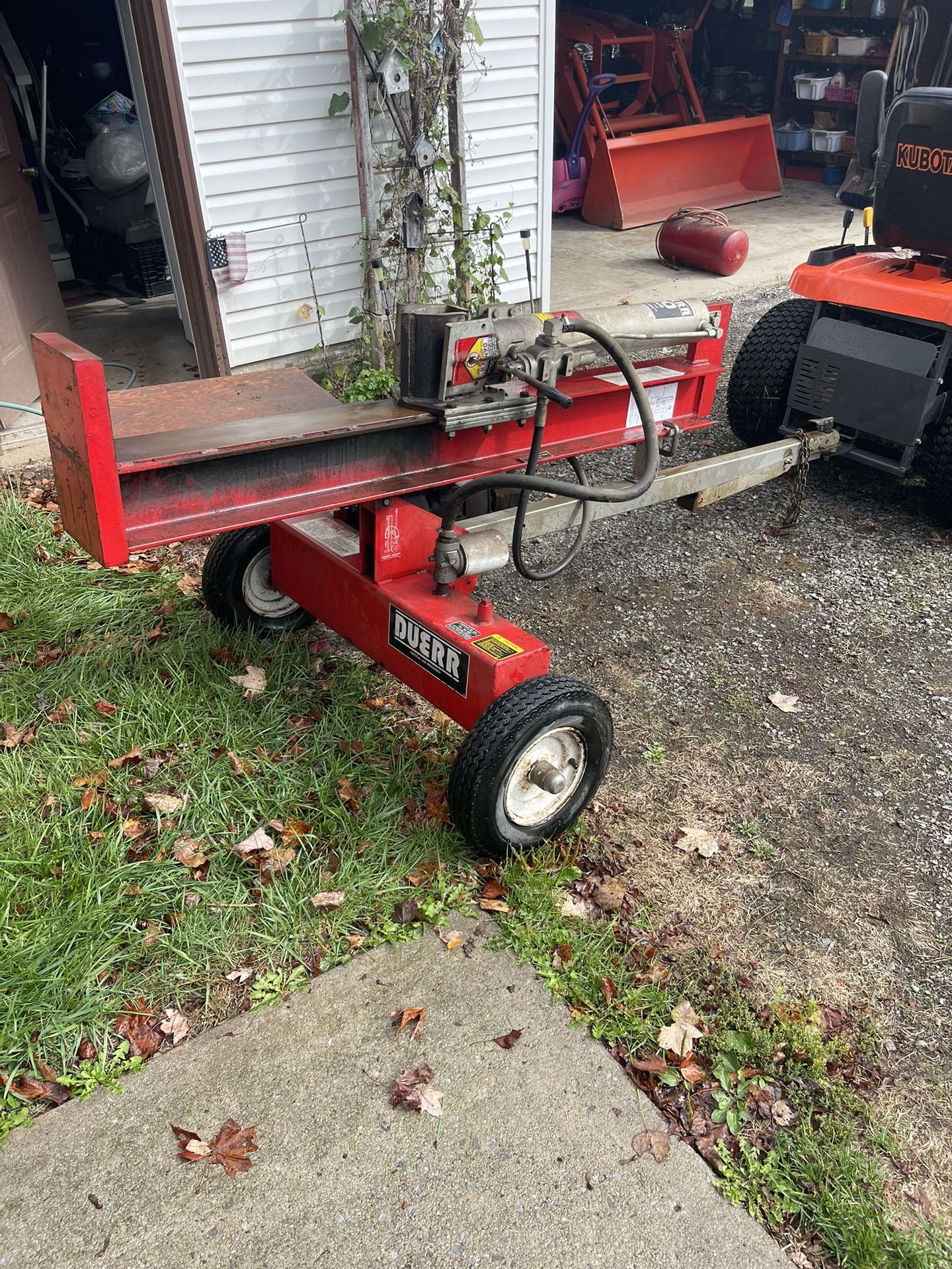 20 Ton Duerr Vertical And Horizontal Log Splitter