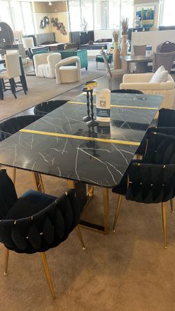 Table set black