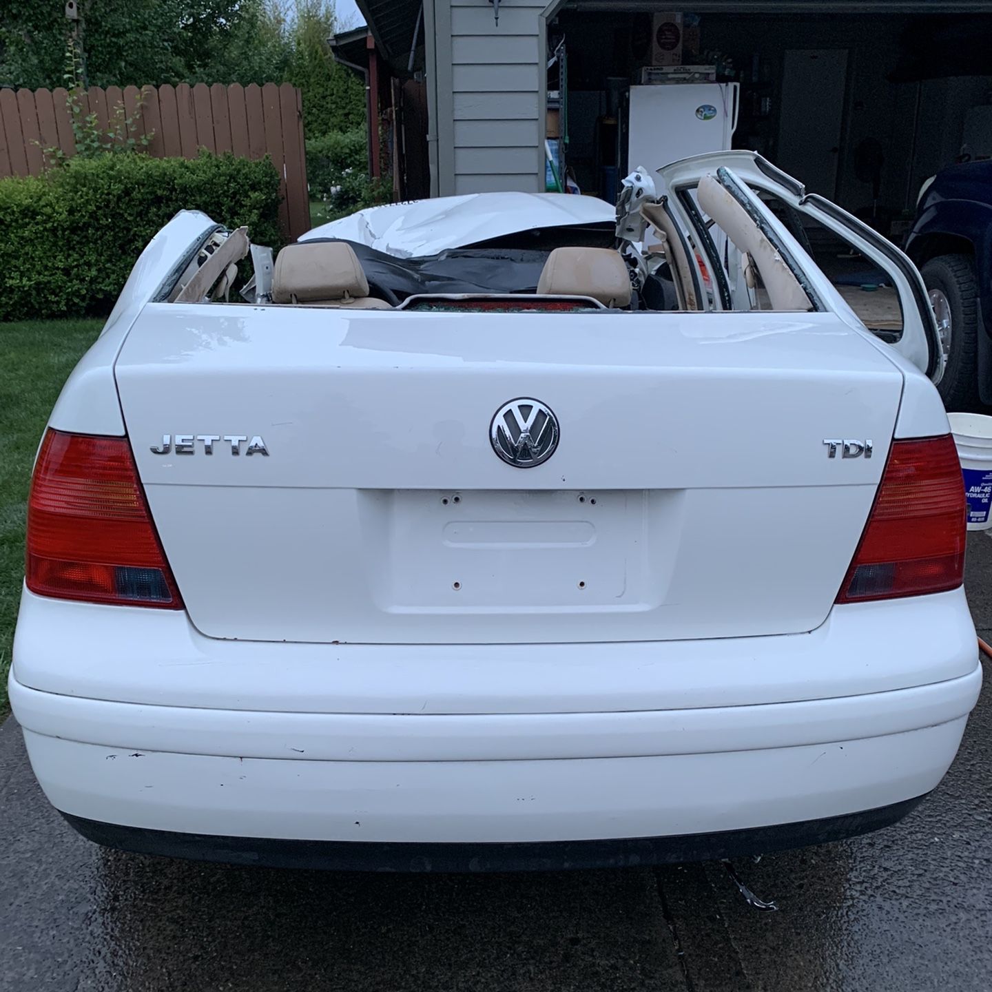 2001 Jetta Tail Lights Bumper Trunk Lid