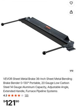 VEVOR 36-Inch Sheet Metal Brake Bender