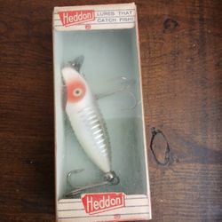 NOS Vintage Heddon River Runt Spook Sinker 9110 XRW Fishing Lure W/ Original Box