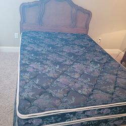 Queen Sized Bed And Mattress Set