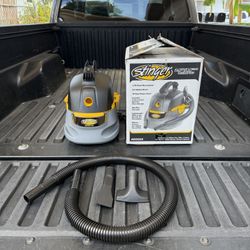 NEW Stinger 2.5 Gal. 1.75 Peak HP Shop Vacuum Wet Dry Vac w/Filter Bag, Hose, Utility & Car Nozzle Attachments