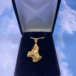 22K Nuggets Pendant 