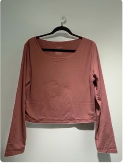 REORIA long sleeve top XL Mauve Like New ! XL