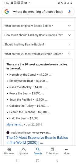 Beanie Baby collection