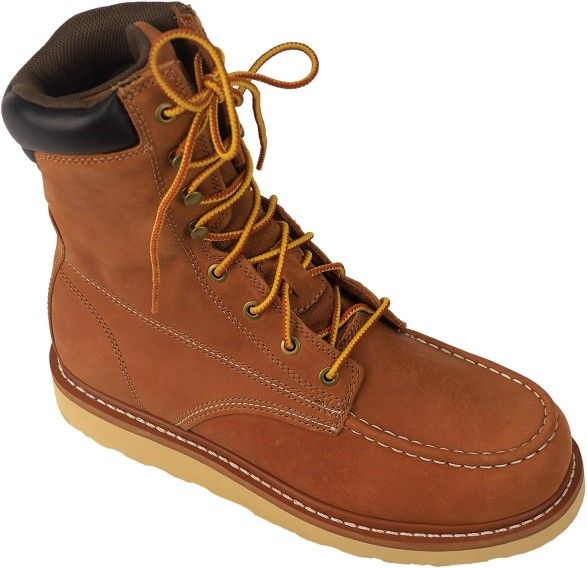 Unisex Lightweight Leather Work Boots