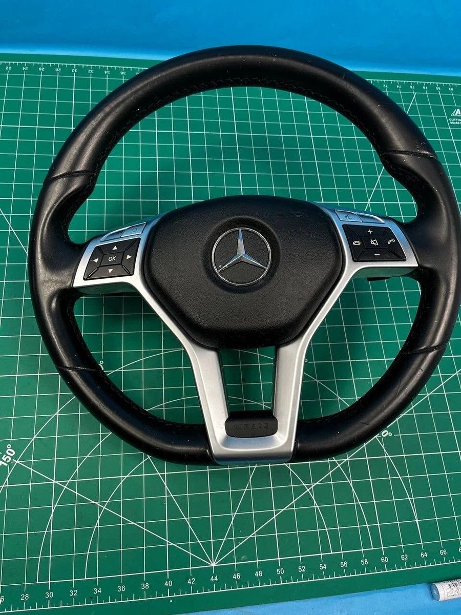 2012-15 Mercedes R172 SLK250 Driving Steering Wheel Black OEM