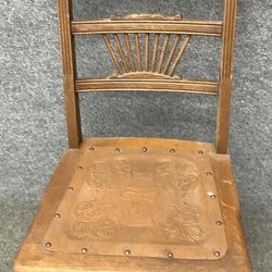 Antique eEastlake Side Chair; Oak
