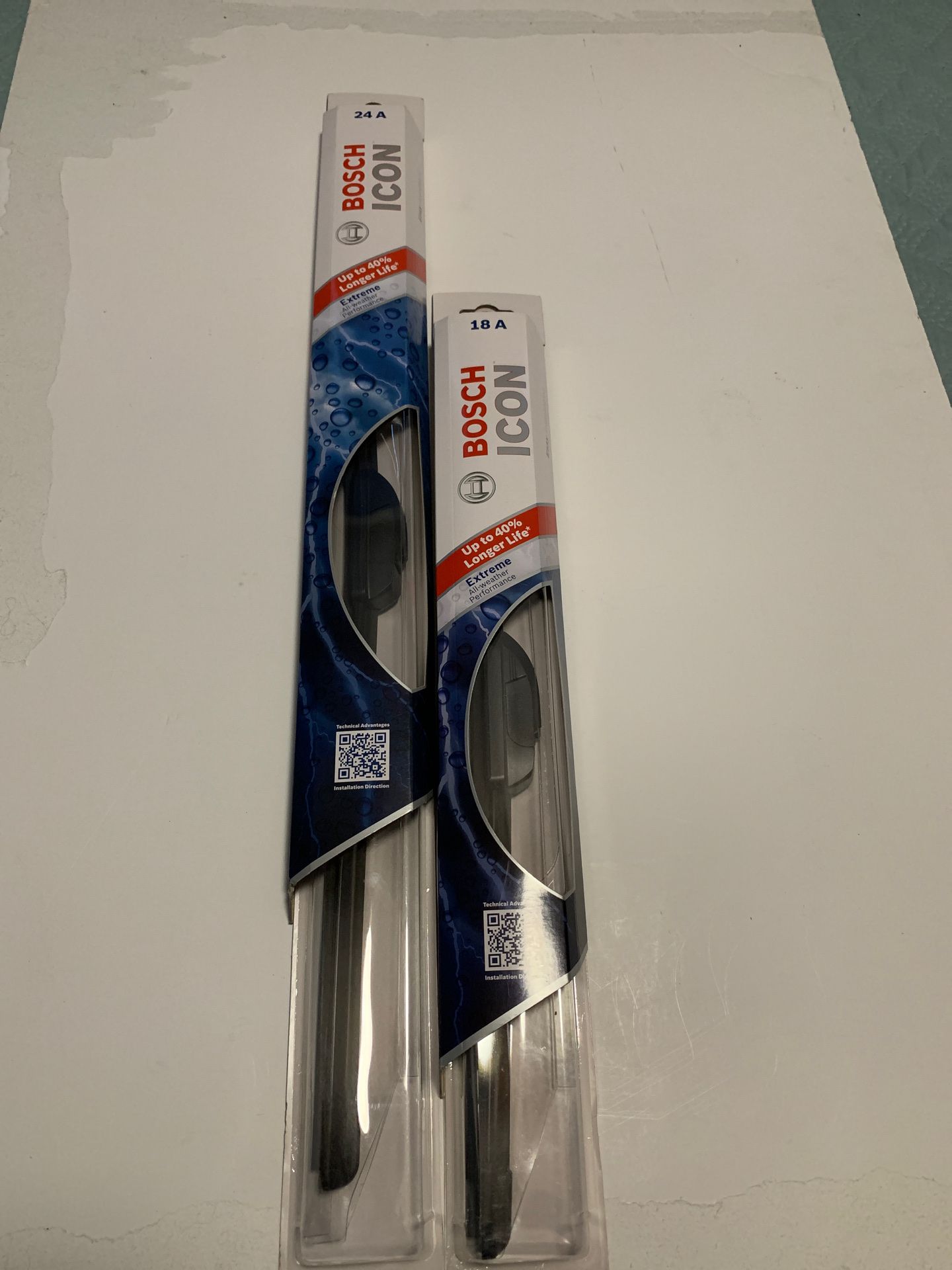 Bosch Icon car windshield wipers 24A /18A