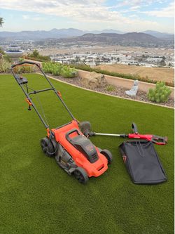 Electric Mower and Weed Waker