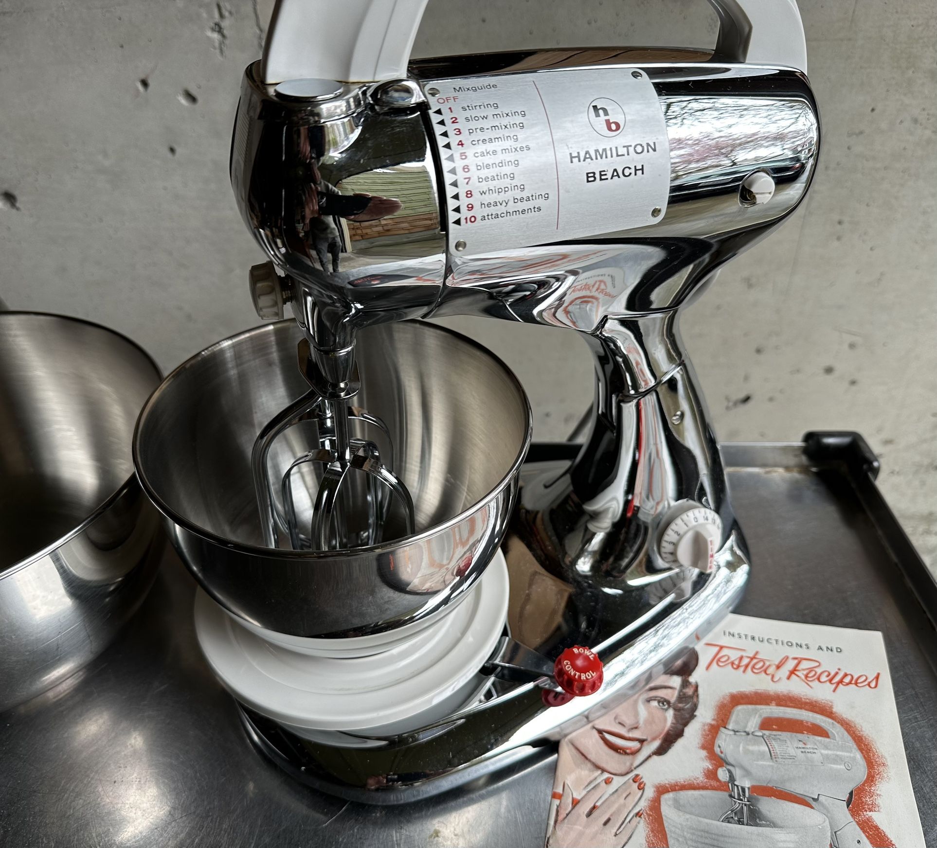 Vintage Chrome Hamilton Beach Electric Mixer Model K for Sale in Seattle, WA OfferUp