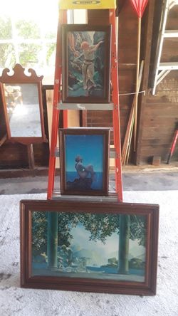 Three Maxfield Parish prints