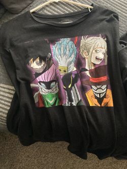 2 My Hero Academia XL black shirts