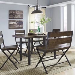 Kavara Counter Height Dining Table and 6 Barstools Set From Ashley’s
