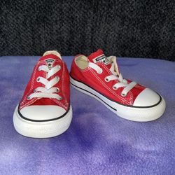 Kids’ Converse Red Sneakers Size 7