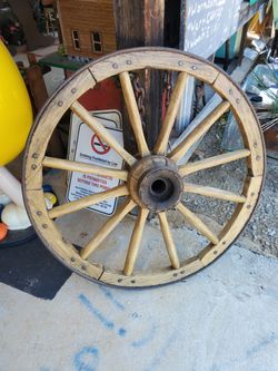 19th century 36" wagon wheel