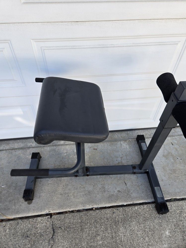 Hyperextension Bench Back Abdominal Exercises Equipment Fitness 
