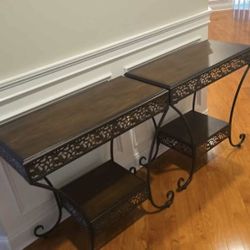2 Matching Console Tables 