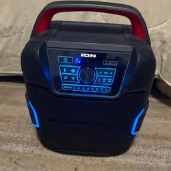 Ion Pathfinder 320 All-Weather Bluetooth Party Speaker – 200W, 320° 5-Speaker Sound, 100hr Battery, LED Lightsu