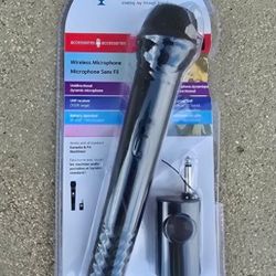 Microphone With Wireless Receiver 