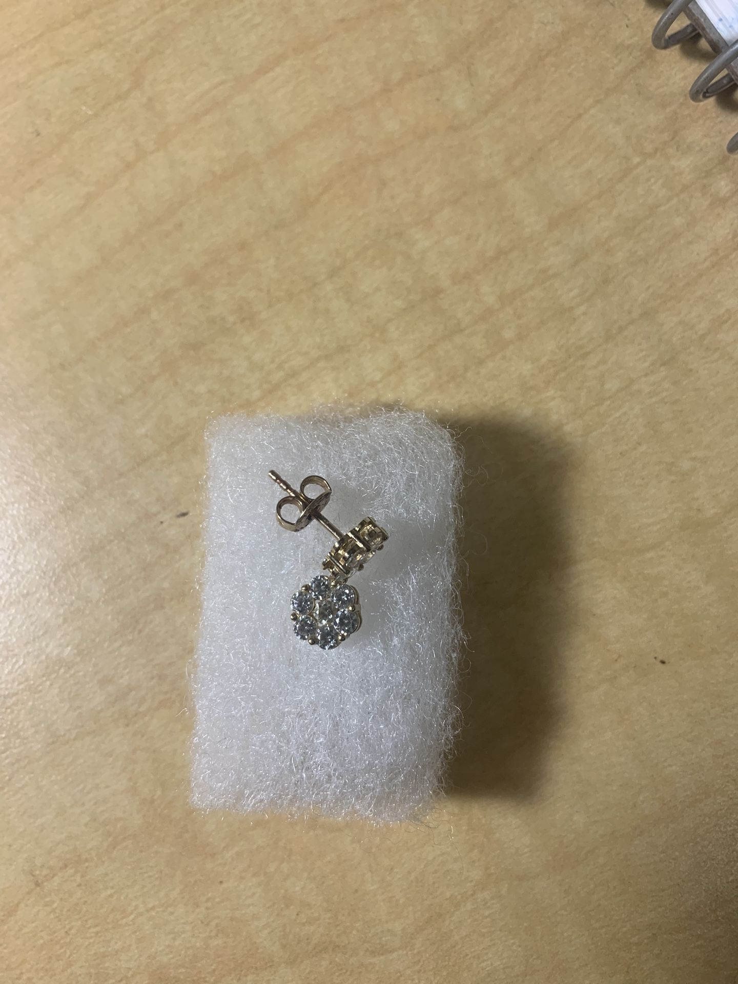 14k Dimond Earrings (Authentic)