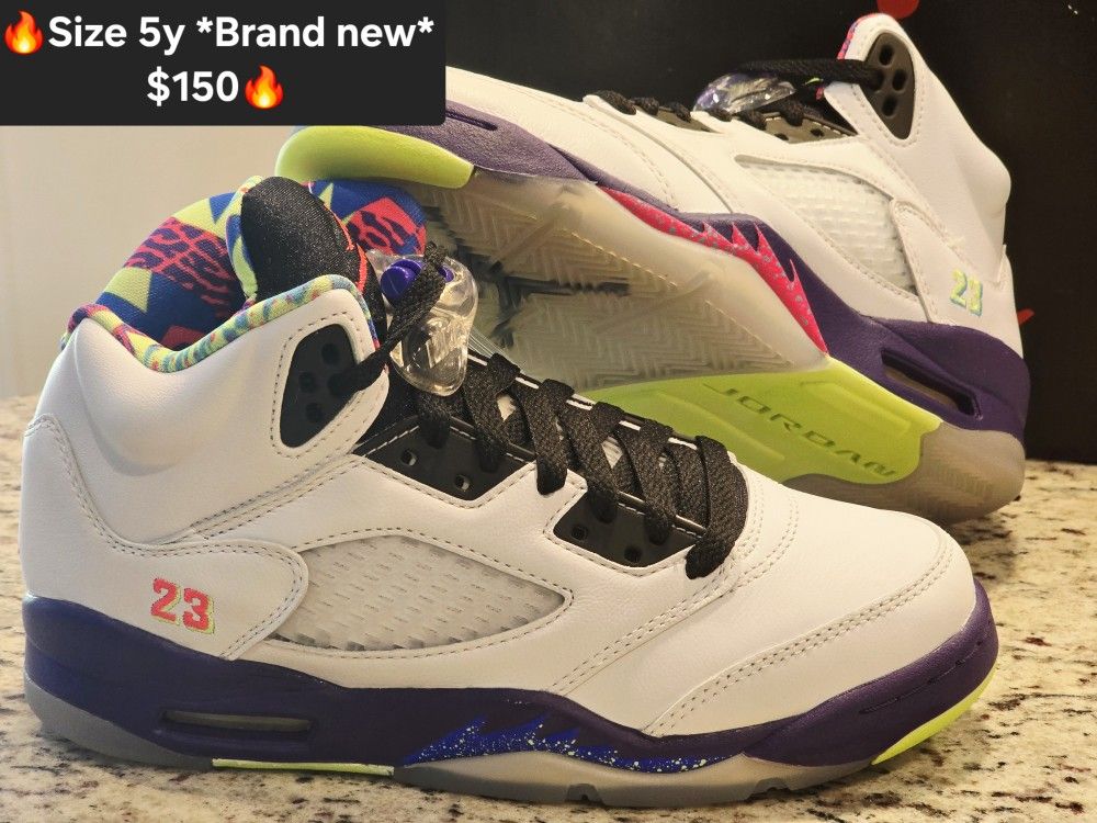 Jordan 5 Retro "Bel-Air"_Size 5y *Brand New*