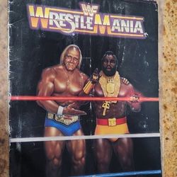 WRESTLEMANIA MARCH 31ST 1985 EVENT PROGRAM 