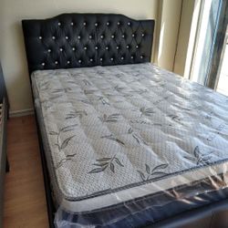 Brand New Queen Bed Frame With Mattress 