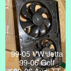 VW Jetta Golf Audi TT Radiator Fan Assembly 