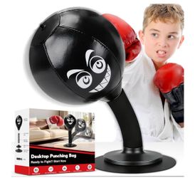 Desktop Punching Bag with Suction Cup Base
