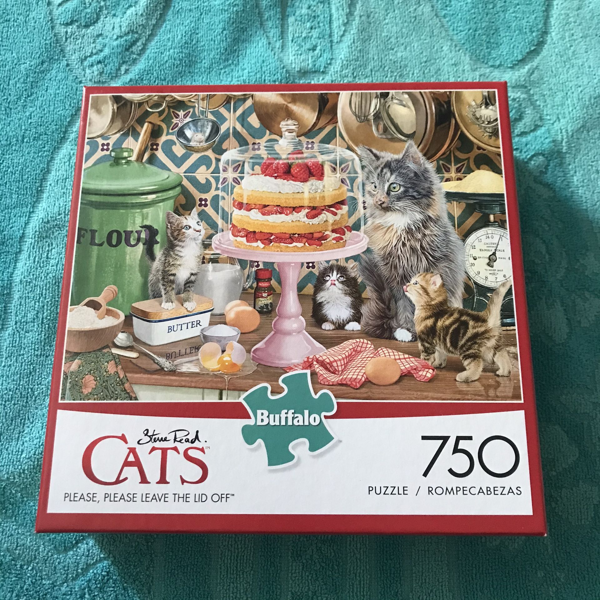 NEW!!! 750 Piece Puzzle CATS/CAKE