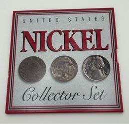 United States Nickel Collector Set-3Coins-(Liberty, Buffalo, Jefferson).