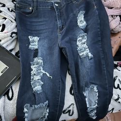Fashion Nova Ripped Jeans 