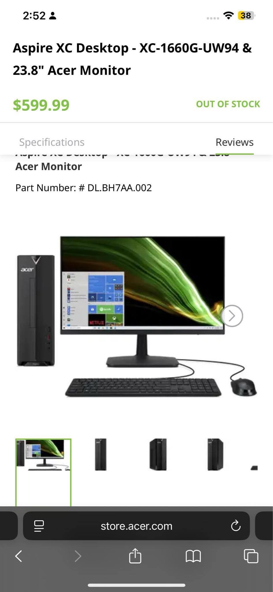 Acer  Pc (Pc only)