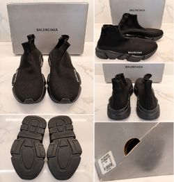 Balenciaga Speed Trainer Sock Sneakers Black
