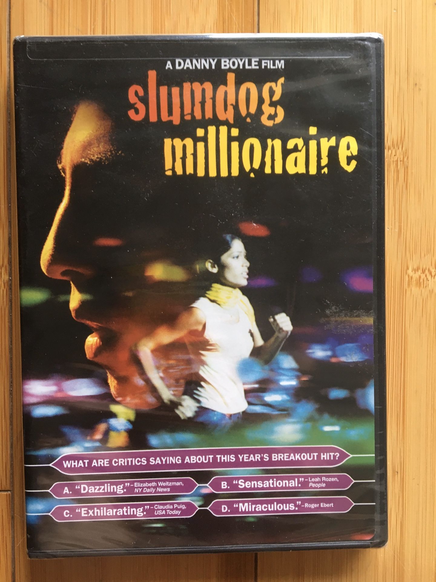 Danny Boyle's Academy Award Winning Film Slumdog Millionaire on DVD Brand New Sealed In Shrink Wrap $11.69