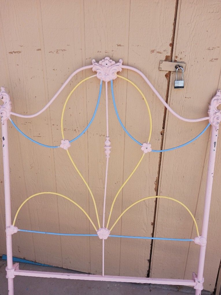 Antique Metal Twin Bed Frame