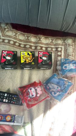 McDonald’s hello kitty x Godzilla and yugioh toys