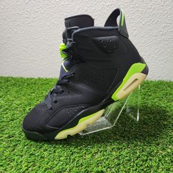 Nike Air Jordan 6 Retro Electric Green Black Mens Size 8 CT8529-003