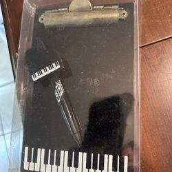 Piano Pen And Clipboard