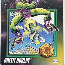 Green Goblin Supervillians Trading Card 1992