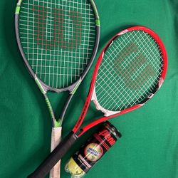 Tennis Rackets And Balls