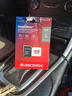 SanDisk ImageMate 512GB microSDXC Card with Adapter