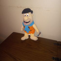 Vintage Fred Flintstone Plush Toy New Never Played With It 